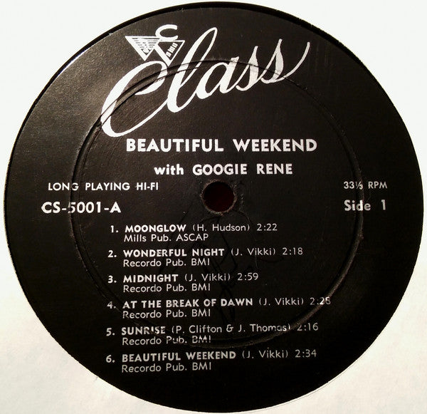 Googie Rene - Beautiful Weekend - LP