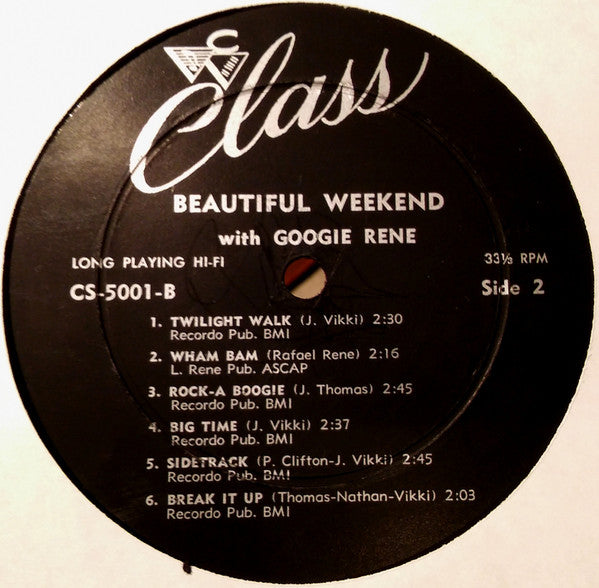 Googie Rene - Beautiful Weekend - LP