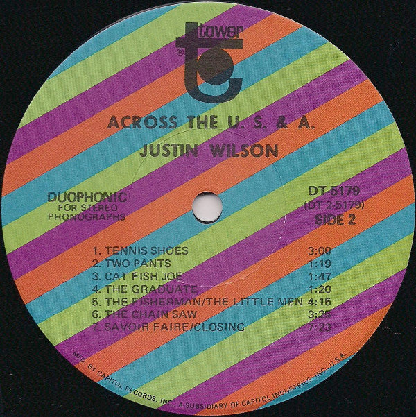 Justin Wilson - Across The US&A With Justin Wilson - LP