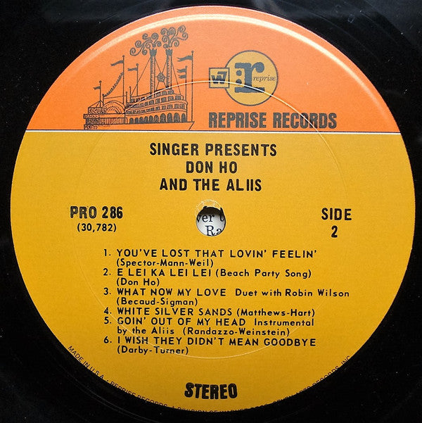 Don Ho And The Aliis - Singer Presents - LP