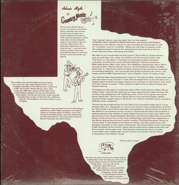 Johnnie High And Susie Slaughter - The Country Music Revue - LP