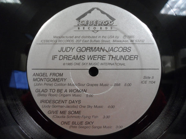 Judy Gorman-Jacobs - If Dreams Were Thunder - LP