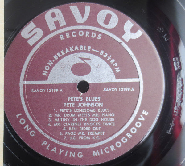 Pete Johnson - Pete's Blues - LP
