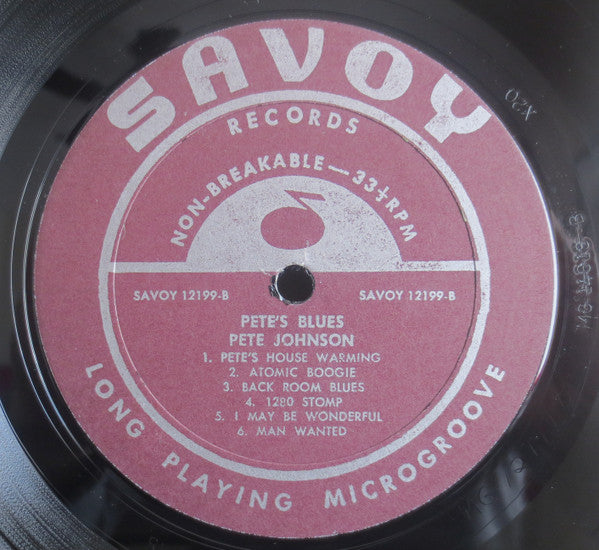 Pete Johnson - Pete's Blues - LP