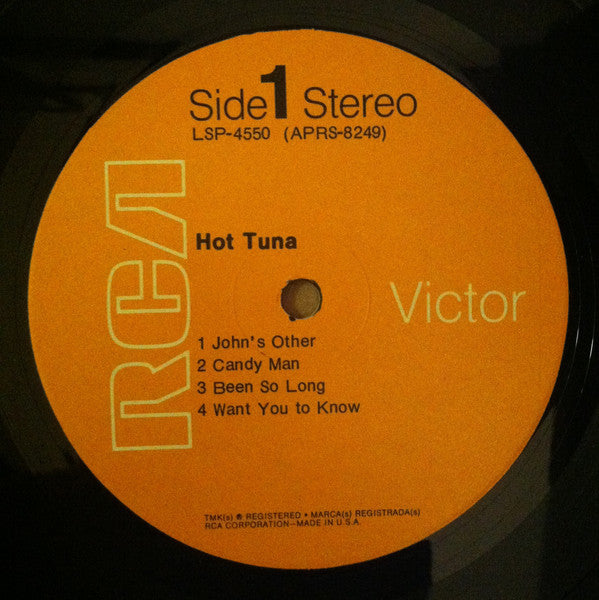 Hot Tuna - First Pull Up, Then Pull Down - LP