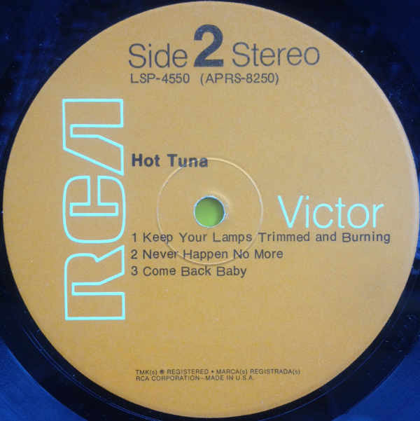 Hot Tuna - First Pull Up, Then Pull Down - LP