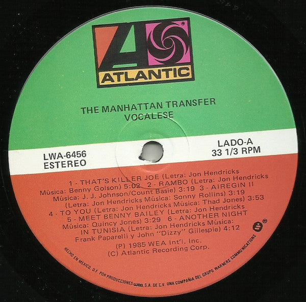 The Manhattan Transfer - Vocalese - LP