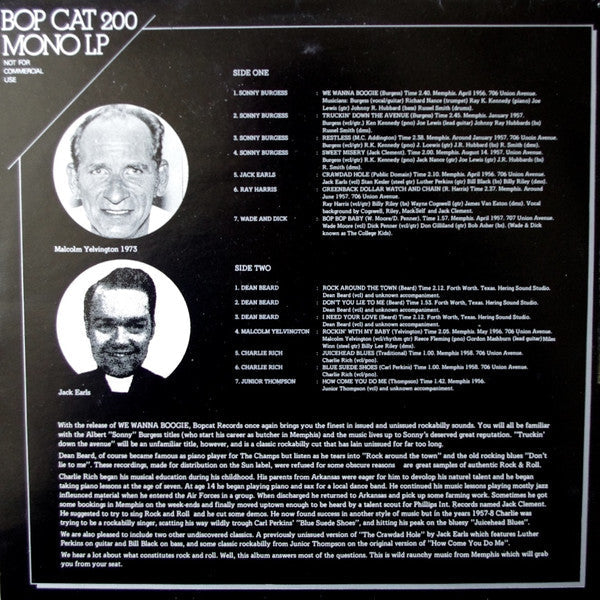 Various - We Wanna Boogie - LP