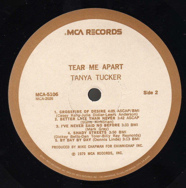 Tanya Tucker - Tear Me Apart - LP