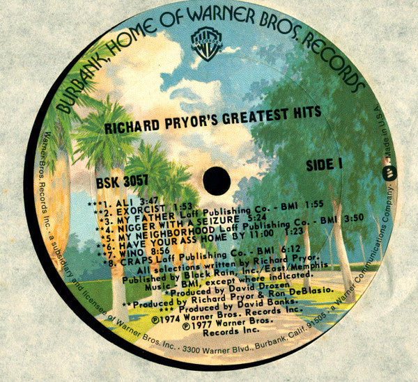 Richard Pryor - Richard Pryor's Greatest Hits - LP
