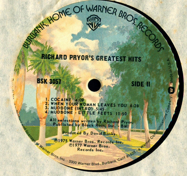Richard Pryor - Richard Pryor's Greatest Hits - LP