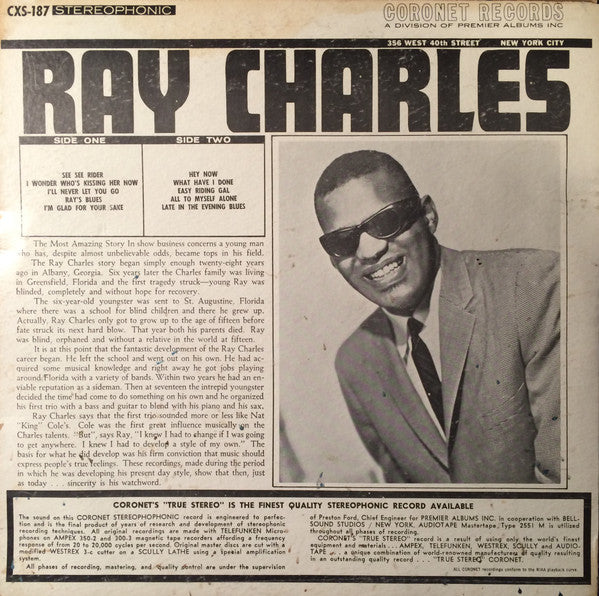 Ray Charles - The Sensational Ray Charles - LP
