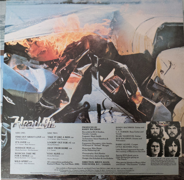 Bachman-Turner Overdrive - Head On - LP