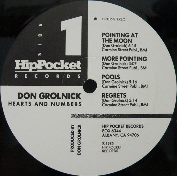 Don Grolnick Featuring Michael Brecker - Hearts And Numbers - LP
