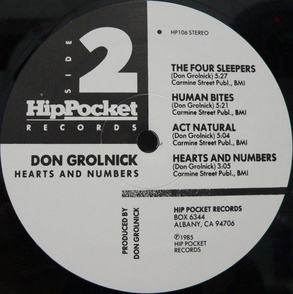 Don Grolnick Featuring Michael Brecker - Hearts And Numbers - LP