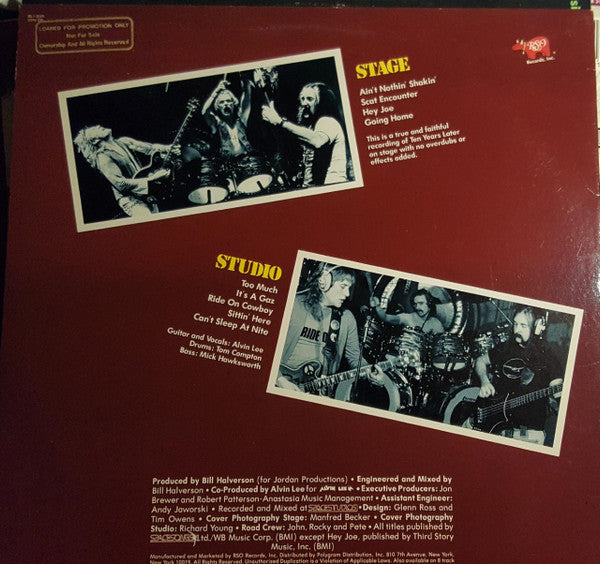 Alvin Lee & Ten Years Later - Ride On - LP