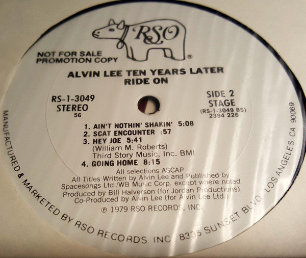 Alvin Lee & Ten Years Later - Ride On - LP
