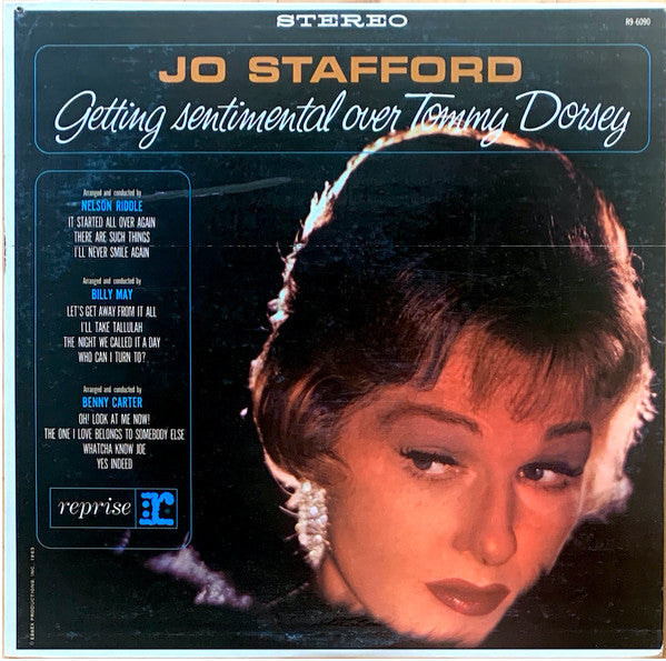 Jo Stafford - Getting Sentimental Over Tommy Dorsey - LP