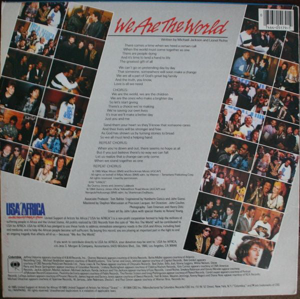 USA For Africa - We Are The World - LP