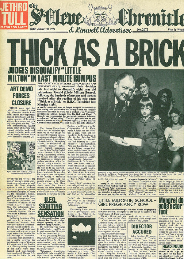 Jethro Tull - Thick As A Brick