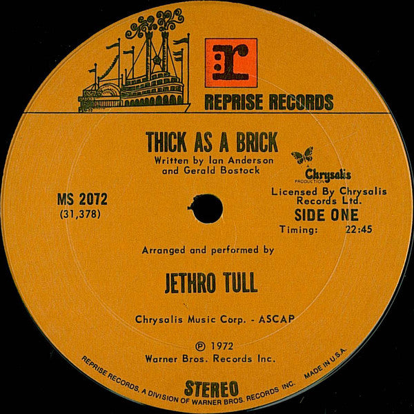 Jethro Tull - Thick As A Brick