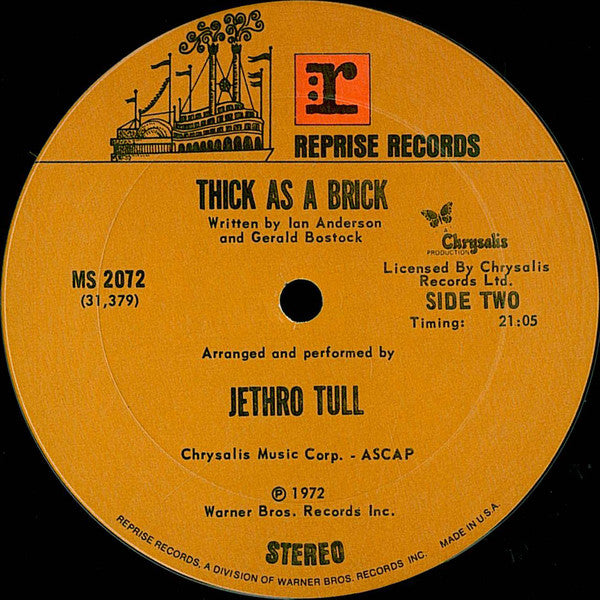 Jethro Tull - Thick As A Brick