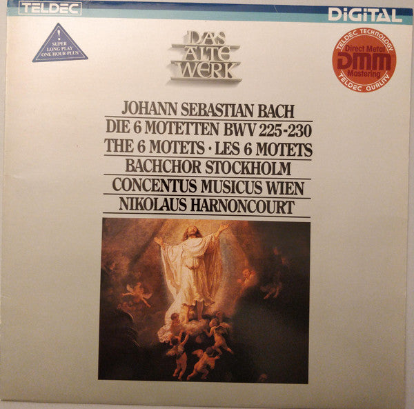 Johann Sebastian Bach, Stockholm Bach Choir, Concentus Musicus Wien, Nikolaus Harnoncourt - Die 6 Motetten BWV 225-230 = The 6 Motets = Les 6 Motets - LP