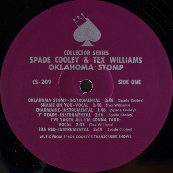 Spade Cooley & Tex Williams - Oklahoma Stomp - LP