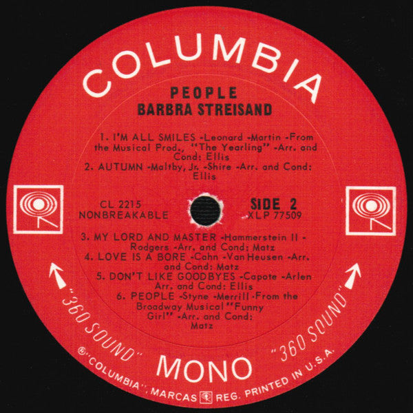 Barbra Streisand - People - LP