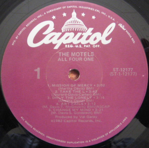 The Motels - All Four One - LP