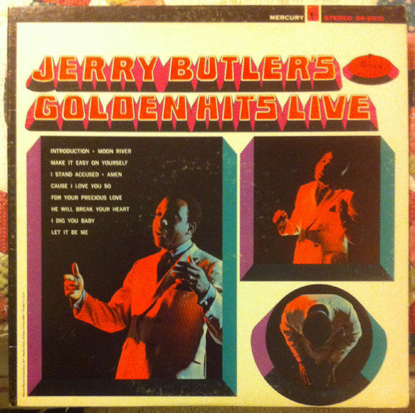 Jerry Butler - Jerry Butler's Golden Hits Live - LP