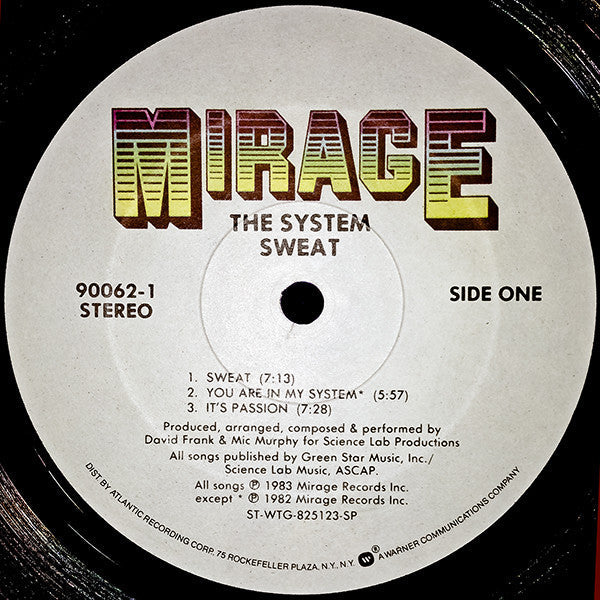 The System - Sweat - LP
