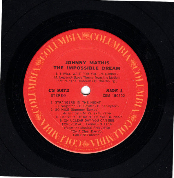 Johnny Mathis - The Impossible Dream - LP