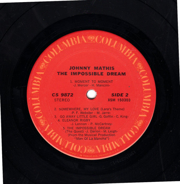Johnny Mathis - The Impossible Dream - LP