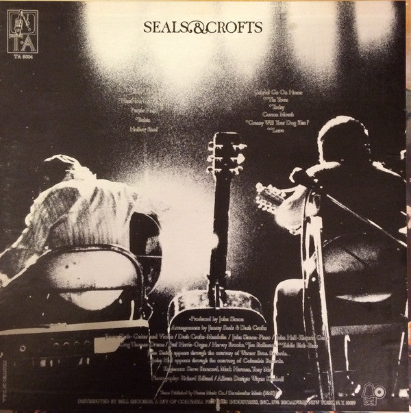 Seals & Crofts - Down Home - LP