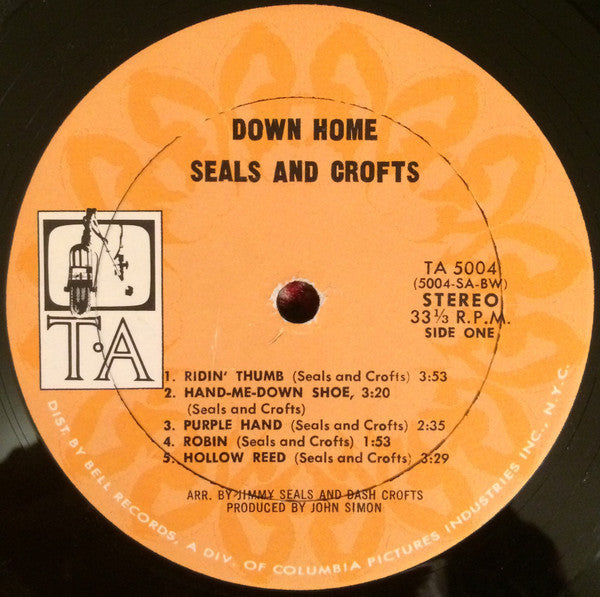 Seals & Crofts - Down Home - LP