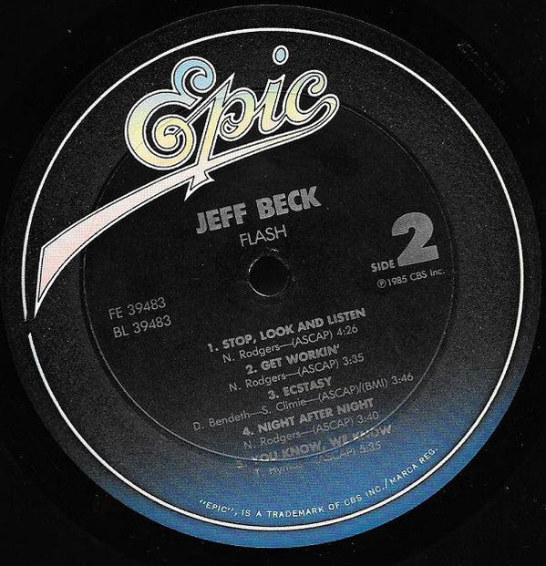 Jeff Beck - Flash - LP