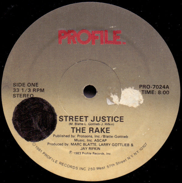 The Rake - Street Justice - LP