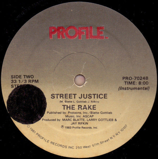 The Rake - Street Justice - LP