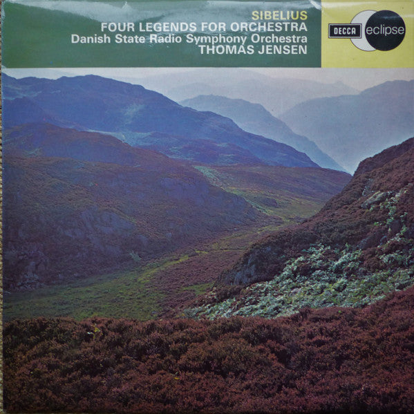 Sibelius*, Danish State Radio Symphony Orchestra*, Thomas Jensen - Four Legends For Orchestra - LP