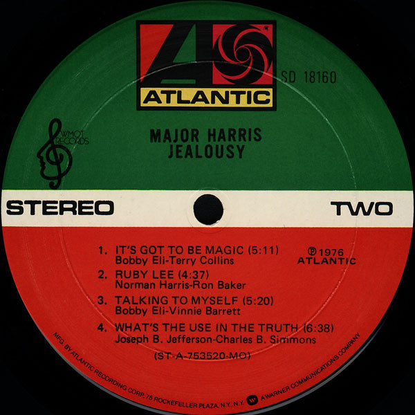 Major Harris - Jealousy - LP