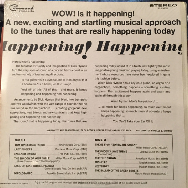 Dick Hyman - Happening! - LP