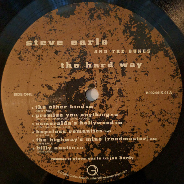 Steve Earle And The Dukes* - The Hard Way - LP