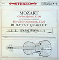 Budapest String Quartet - Mozart: Quintet For Clarinet And Strings In A Major/Eine Kleine Nachtmusik - LP