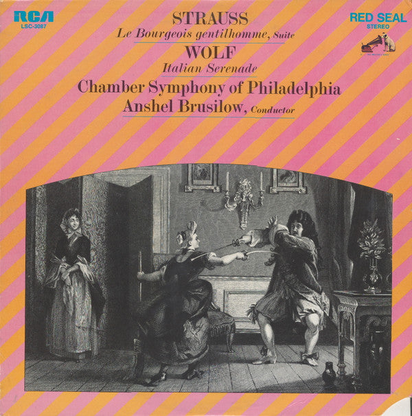 Strauss*, Wolf*, Chamber Symphony Of Philadelphia, Anshel Brusilow - Le Bourgeois Gentilhomme / Italian Serenade - LP