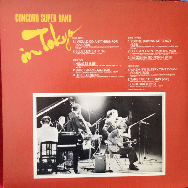 Concord Super Band - In Tokyo - LP