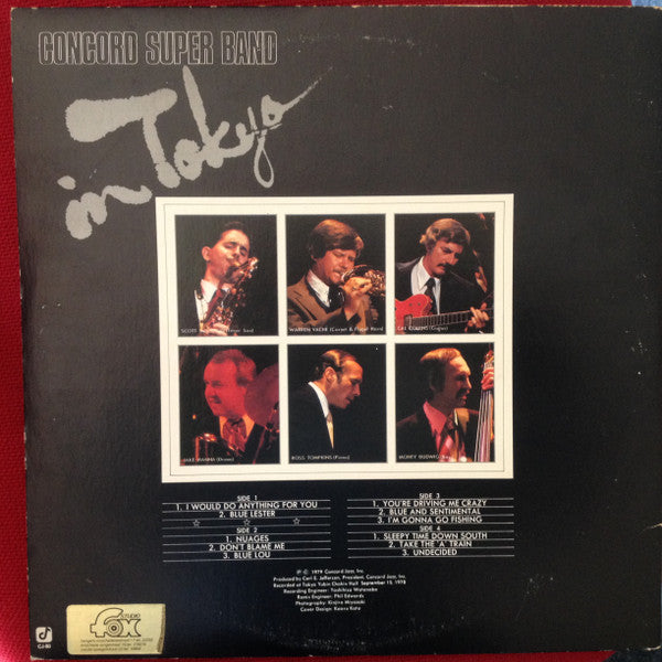 Concord Super Band - In Tokyo - LP