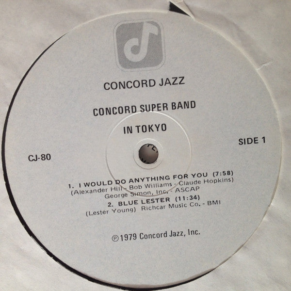Concord Super Band - In Tokyo - LP