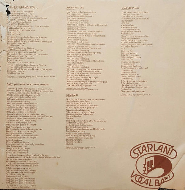 Starland Vocal Band - Starland Vocal Band - LP