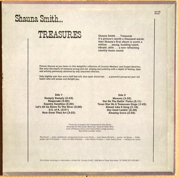 Shauna Smith - Treasures - LP